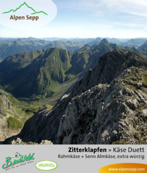 Käse Komposition "ZITTERKLAPFEN"