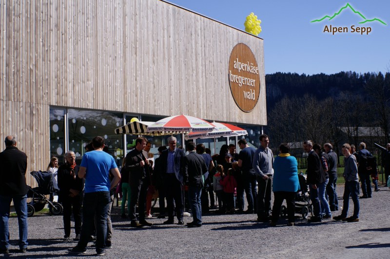 Eröffnung Sennerei alpenkäse bregenzerwald