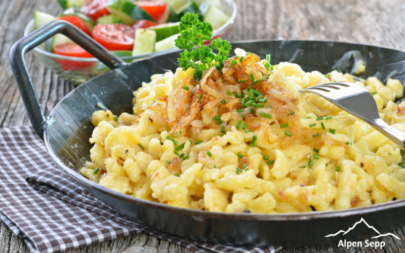 Bregenzerwälder Käsespätzle Rezept gross