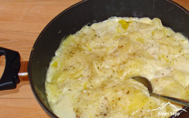 Bregenzerwälder Kartoffelgratin Rezept gross