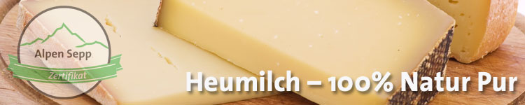 Heumilch - 100 % Natur Pur im Käse Wiki vom Alpen Sepp