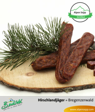 Hirschlandjäger | Wildwurst vom heimischen Rotwild, 1 Paar