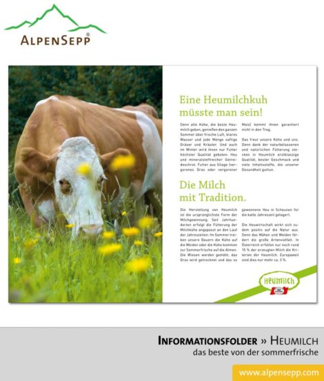 Heumilch Informationsfolder (Download)