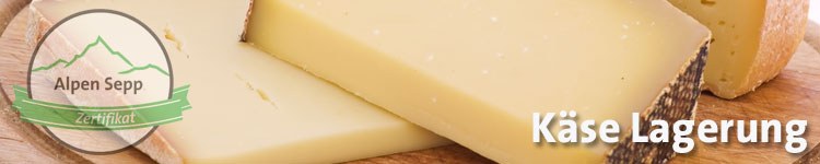 Lagerung von Käse im Käsewiki vom Alpen Sepp