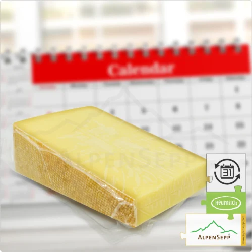 ABO BERGKÄSE + SCHNITTKÄSE - 2,2 KG | laktosefrei | abwechselnde Käsevielfalt mit flexibler Laufzeit des Käseabos 7 Abonnement mit Bergkäse und Schnittkäse