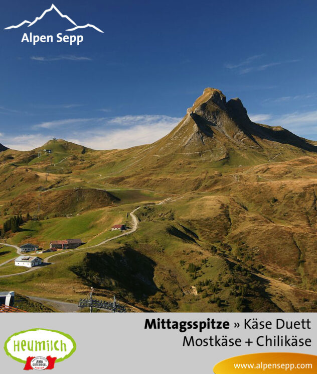 Käse-Duett Komposition Mittagsspitze