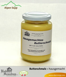 Bewertungen unserer Kunden 12 Premium Sennerei Butterschmalz, hausgemacht - 300 Gramm