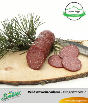 Wildschweinsalami | Wildwurst vom heimischen Wild - 1 Stange