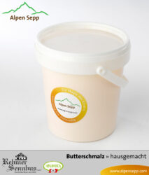 Hausgemachtes Butterschmalz vom Alpen Sepp