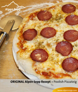Rezept für Pizzateig Poolish - Schritt für Schritt Anleitung (Download)