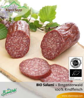 100% BIO Rind Salami
