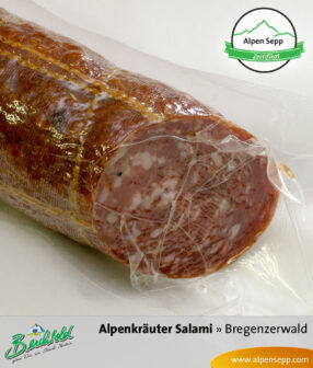 Alpenkräuter Salami aus dem Bregenzerwald