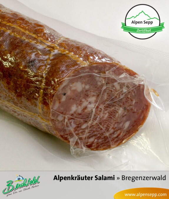 Alpenkräuter Salami aus dem Bregenzerwald