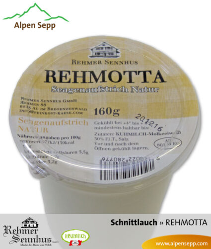 REHMOTTA » Seagen « - Frühstücksaufstrich "Natur" 1 Rehmotta Brotaufstrich Natur