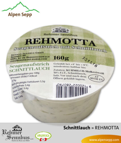 REHMOTTA » Seagen « - Schnittlauchaufstrich 1 Rehmotta Brotaufstrich Schnittlauch