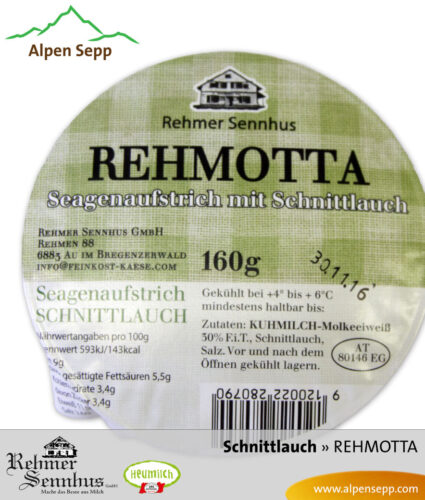 REHMOTTA » Seagen « - Schnittlauchaufstrich 7 Rehmotta Brotaufstrich Schnittlauch