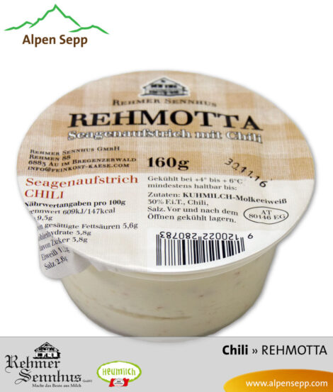 Rehmotta Brotaufstrich Chili