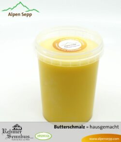 Bewertungen unserer Kunden 2 Premium Sennerei Butterschmalz | Butterreinfett bzw. Ghee | hausgemacht | 430 Gramm aus Heumilch®