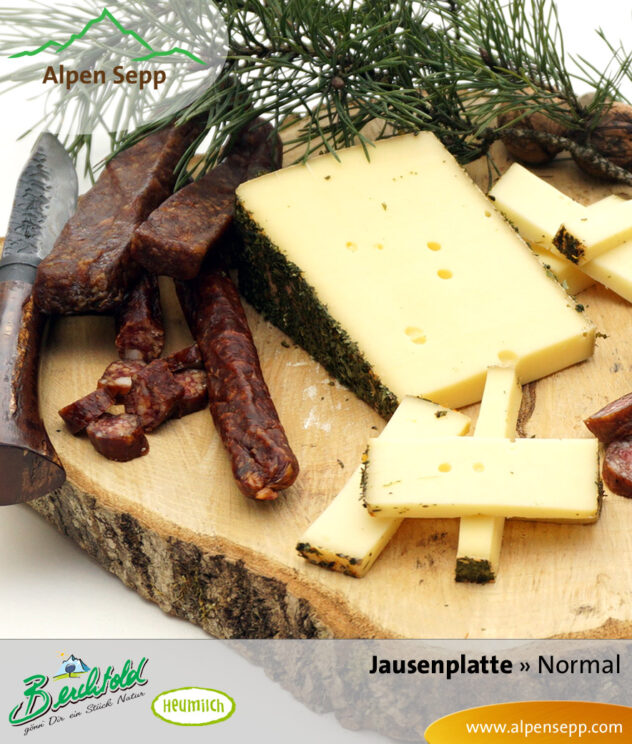 Jausenbox normal, Wurst und Käse