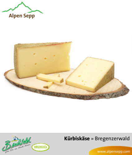 Premium Kürbiskäse | direkt aus´m Käsekeller 9 Heumilch Kürbiskäse