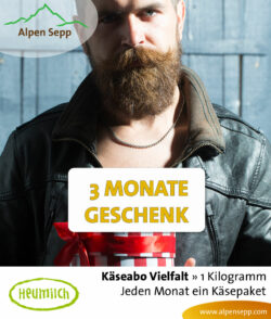 Bewertungen unserer Kunden 46 Geschenksabo Käsevielfalt für 3 Monate - 1 kg Alpenkäse!