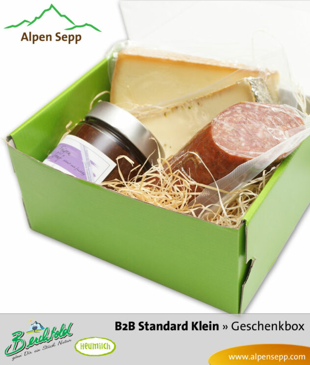 B2B Geschenkbox Wurst und Käse - klein
