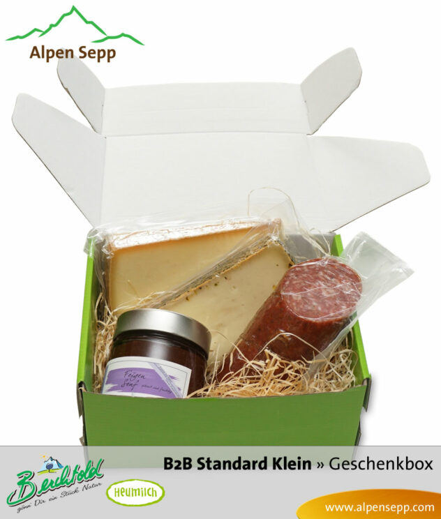 B2B Geschenkbox Wurst und Käse - klein