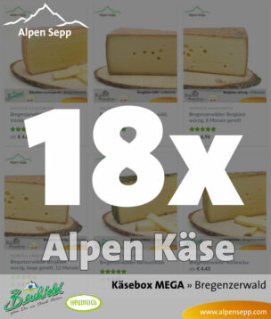 Mega Käsebox - 18 Käse Sorten
