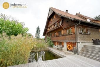 Bauernhaus Poolanlage