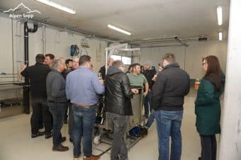 Kleine Bierbrauerei im Erdgeschoss