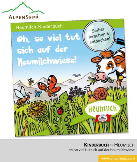 Kinderbuch. So viel tut sich auf der Heumilchwiese!