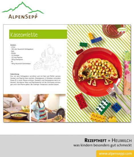 Rezeptheft. Was Kindern besonders gut schmeckt