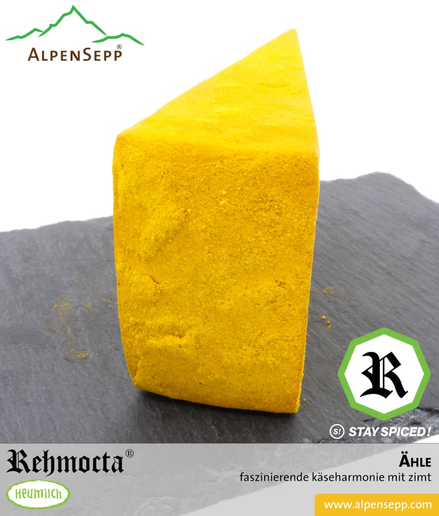 REHMOCTA® » Ähle « | Käse Spezialität | mit STAY SPICED Gewürzmischung und feinem Zimt affiniert