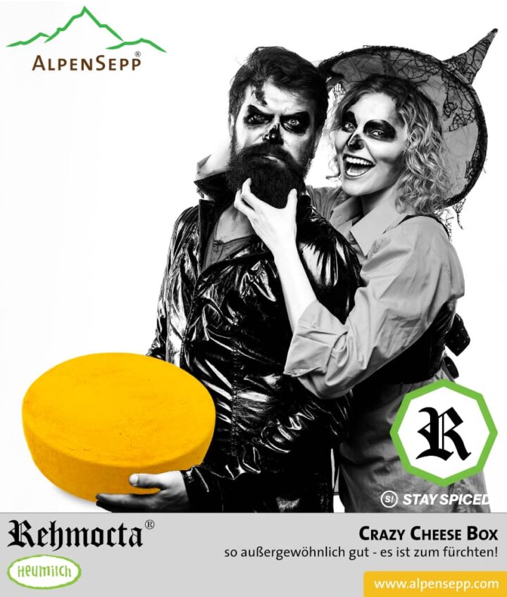 REHMOCTA® CRAZY CHEESE Käsebox mit 5x Käsesorten - Ehni, Ähle, Dätta, Peppino & der Bärige | 1 kg