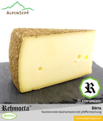 REHMOCTA® » Dätta « | Käse Spezialität | mit STAY SPICED ! Pfeffermischung affiniert
