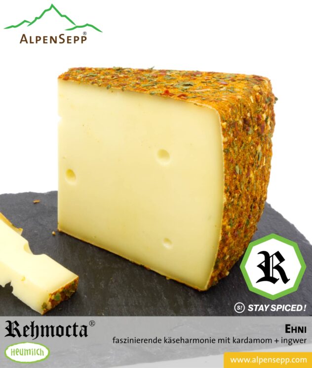 REHMOCTA® » Ehni « | Käse Spezialität | mit STAY SPICED ! Gewürzmischung + ein Hauch von Kardamom & Ingwer