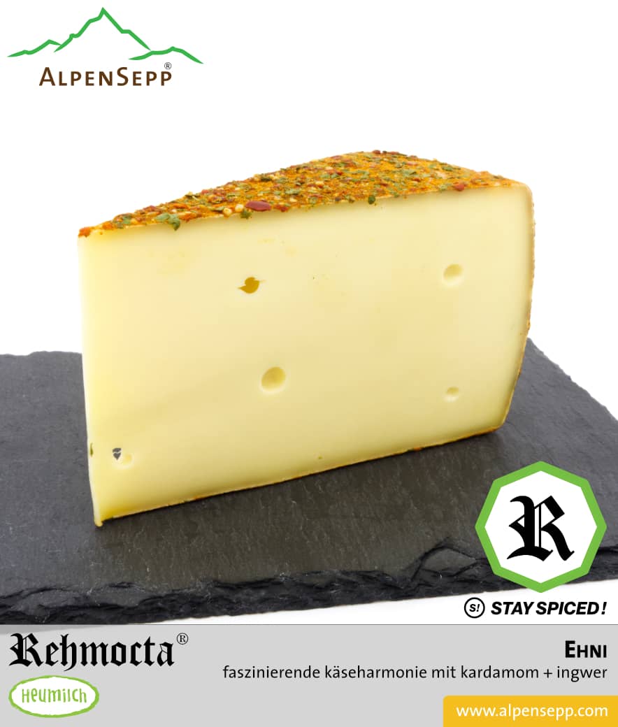 REHMOCTA® » Ehni « | Käse Spezialität | mit STAY SPICED Gewürzmischung + ein Hauch von Kardamom & Ingwer