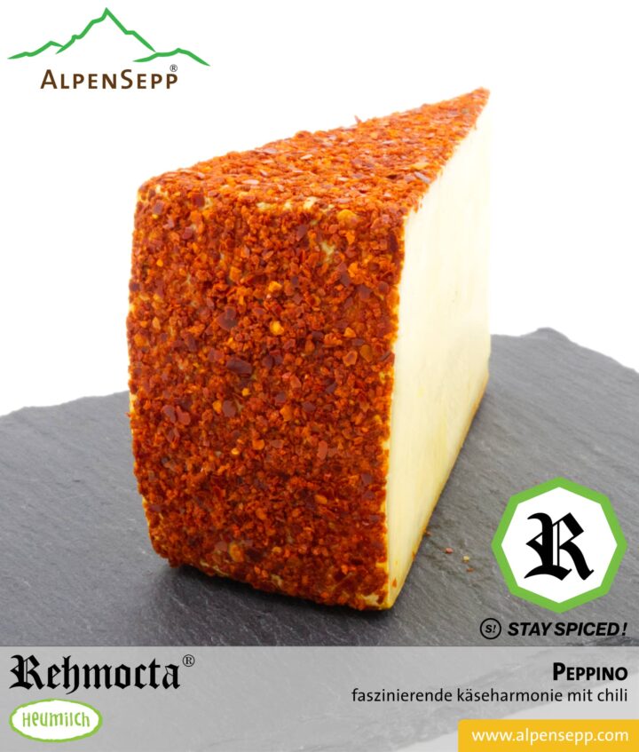 REHMOCTA® » Peppino « | Käse Spezialität | mit STAY SPICED Chilimischung affiniert