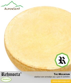 REHMOCTA® » The Mountain « | Alpkäse Special Edition | auf Sennalpe auf 1300 m Höhe hergestellt. Feedbild.