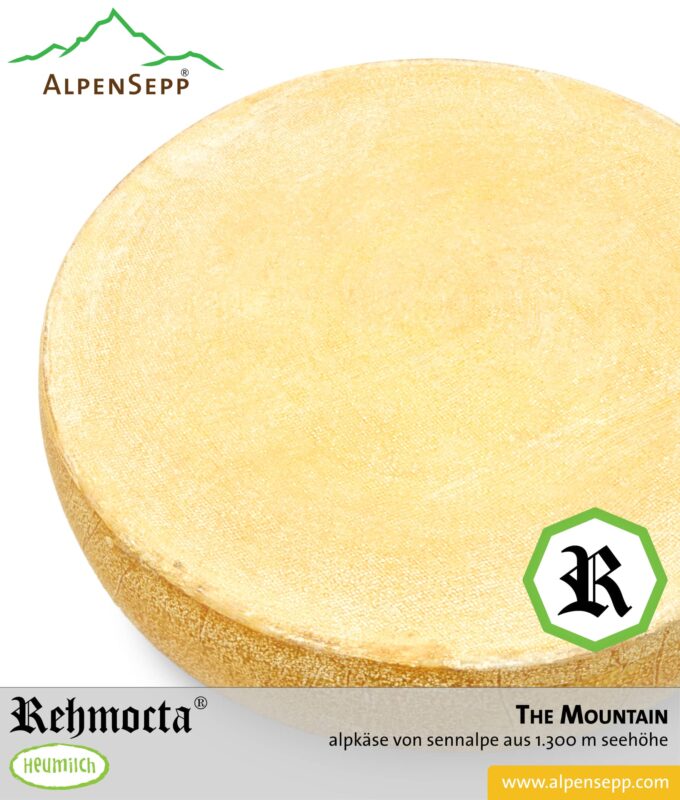 REHMOCTA® » The Mountain « | Alpkäse Special Edition | auf Sennalpe auf 1300 m Höhe hergestellt. Feedbild.