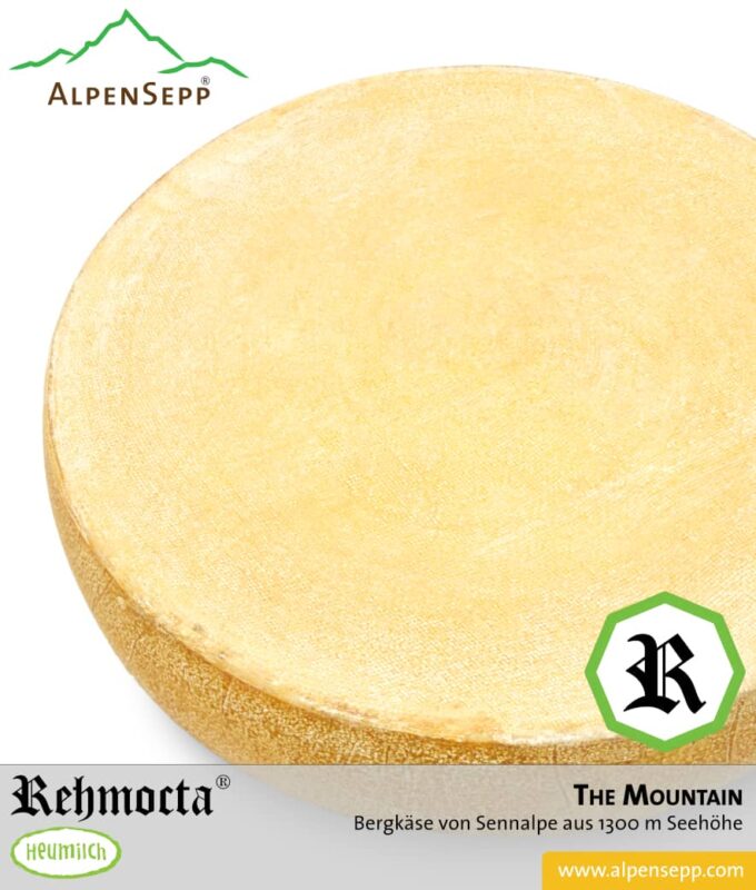 REHMOCTA® » The Mountain « | Bergkäse Special Edition | auf Sennalpe auf 1300 m Höhe hergestellt
