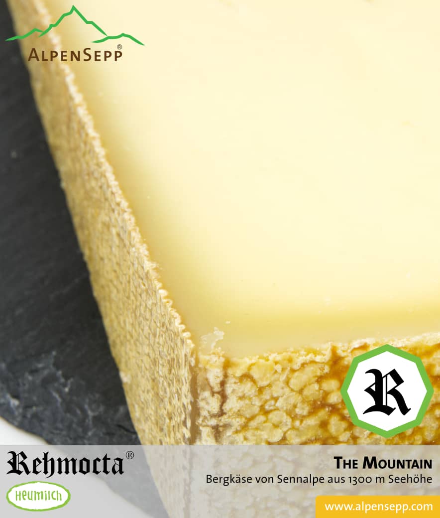 REHMOCTA® » The Mountain « | Bergkäse Special Edition | auf Sennalpe auf 1300 m Höhe hergestellt
