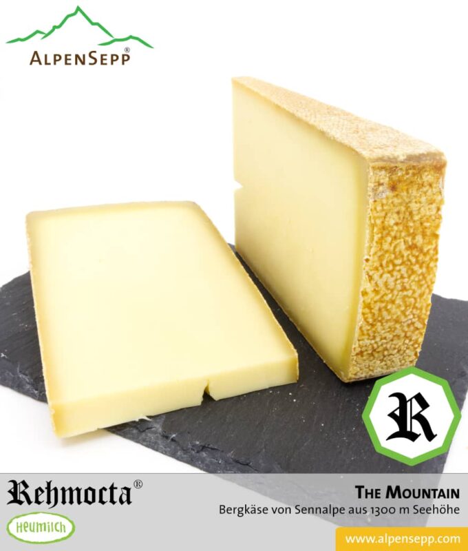 REHMOCTA® » The Mountain « | Bergkäse Special Edition | auf Sennalpe auf 1300 m Höhe hergestellt