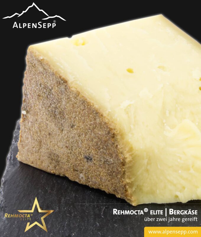 REHMOCTA® ELITE | Bergkäse, über 2 Jahre gereift | 3G Regel der Elite - geprüft, und gefährlich, geil