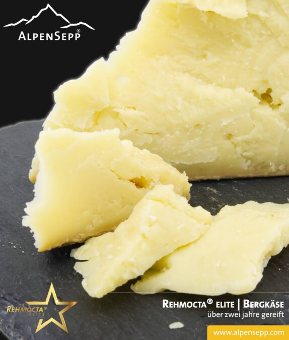 REHMOCTA® ELITE | Bergkäse, über 2 Jahre gereift | 3G Regel der Elite - geprüft, und gefährlich, geil