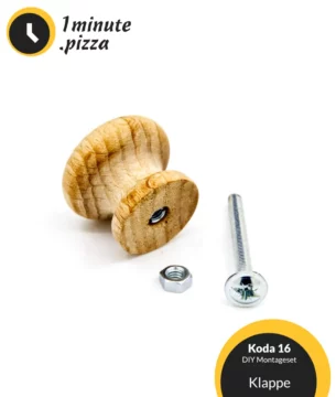 Sorglos Montageset für die Ooni Koda 16 Klappe | Pizza Ofen Tuning | inkl. Schablone zur Herstellung des Abdeckblechs