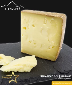 Bergkäse | REHMOCTA® ELITE, 18 Monate gereift | 3G Regel der ELITE Käse = geprüft, und gefährlich, geil | 1,5 kg
