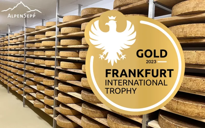Bergkäse alt 12 Monate | Gold Auszeichnung | Frankfurt International Trophy Käse Wettbewerb 2023