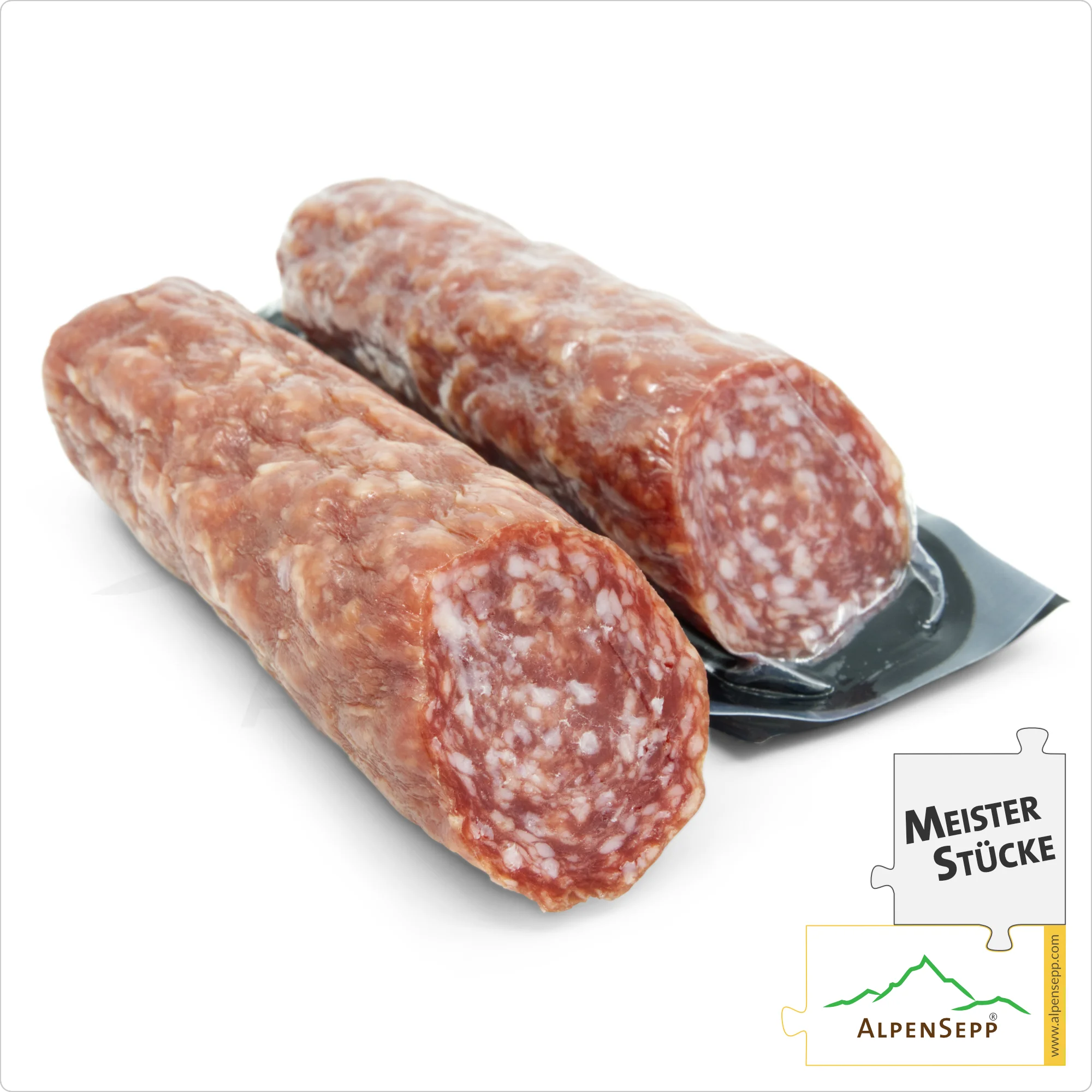 HAUSSALAMI | Milde Salami aus Schweinefleisch | PREMIUM Wurstsorte | 1 Stange