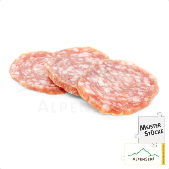 HAUSSALAMI | Milde Salami aus Schweinefleisch | PREMIUM Wurstsorte | 1 Stange 8 HAUSSALAMI | Milde Salami aus Schweinefleisch | PREMIUM Wurstsorte | 1 Stange